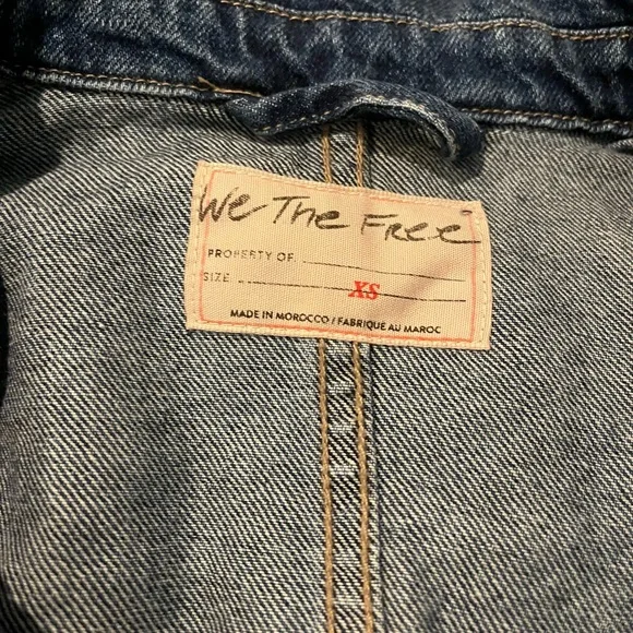 NWT Free People Jade Denim Jacket Size XS - Picture 10 of 15